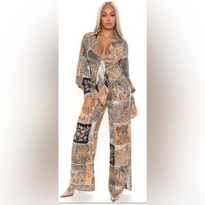 Printed Jumpsuit Size Small